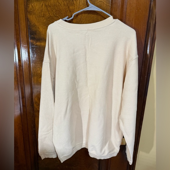 Northeastern Chicka-d Oversized Corded Crewneck - Picture 2 of 4